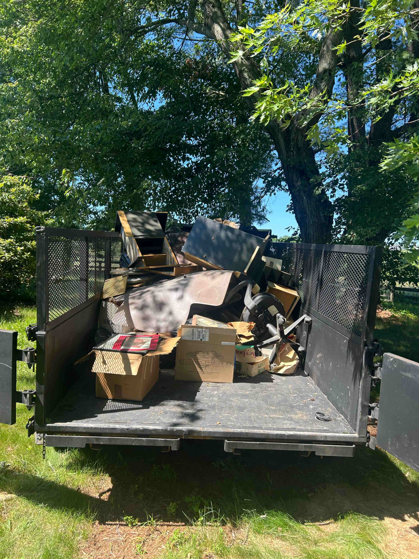 Junk removal job by Paul's Junk Removal and Demo
