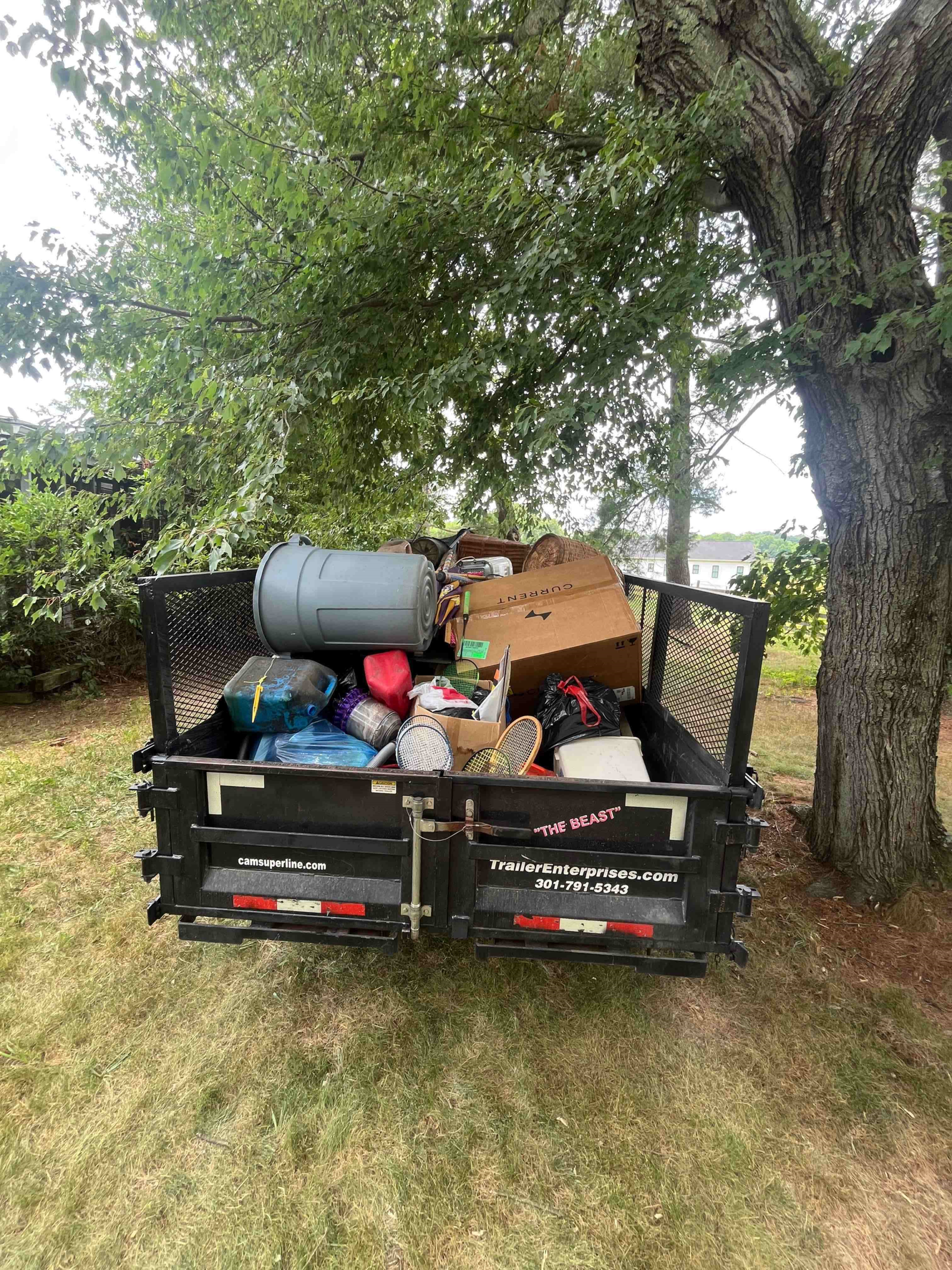 Junk removal job by Paul's Junk Removal and Demo